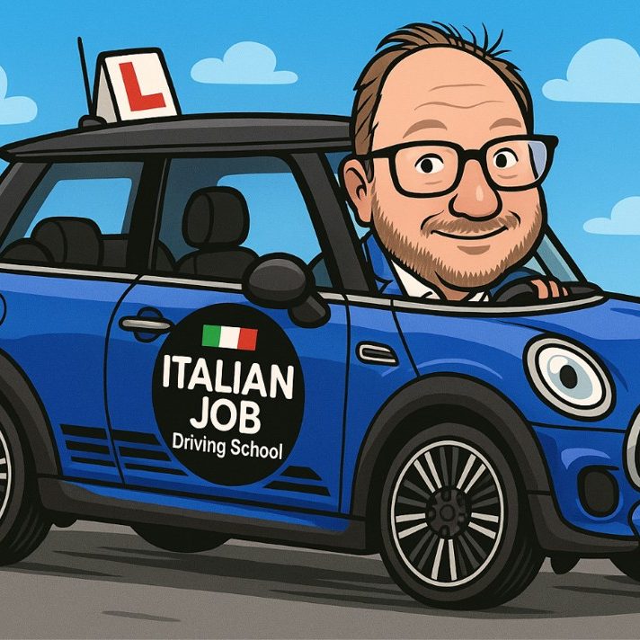 Simon Protano (on the left) becoming a member of The Institute of Master Tutors of Driving