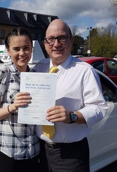 Another first time pass with the Italian Job Driving School